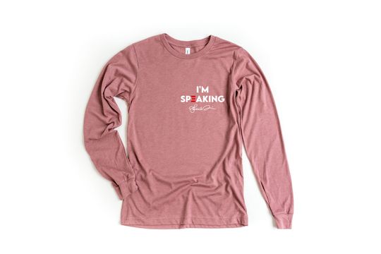 I Am Speaking Kamala Harris, Biden Harris Long Sleeve Shirt,First Woman VP, Kamala Harris Biden President 2020,New President Joe Biden Shirt