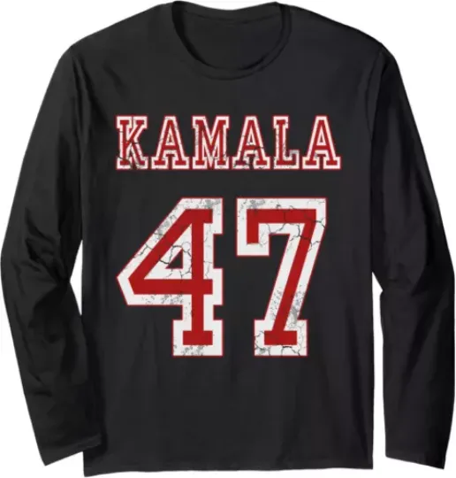 Kamala Harris 47 th President USA 2024 Election Gift Long Sleeve Tshirt