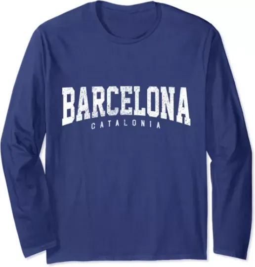 Barcelona - Spain Travel Souvenir Gift Long Sleeve T-Shirt