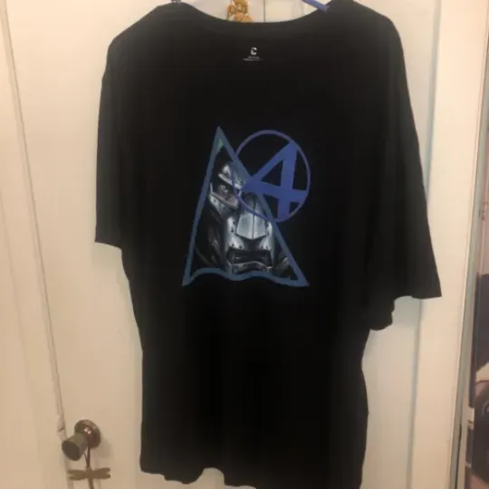 Marvel Dr Dooom T-shirt, Marvel Comics villain regular fit cotton adult graphic tee, Cotton Short Sleeve Shirt, Summer Casual Tee