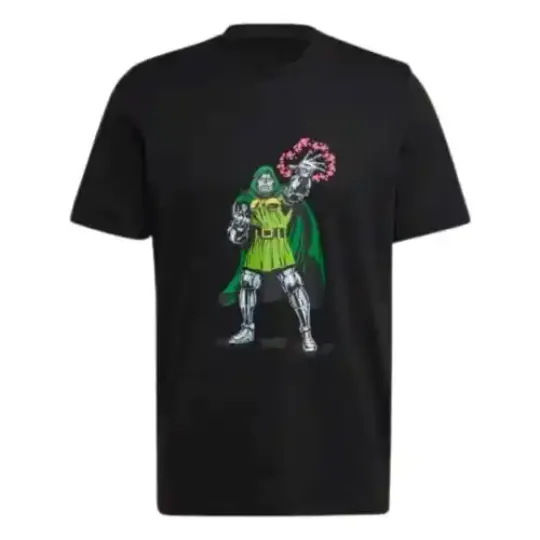 Originals x Marvel Dr. Dooom T-shirt, Marvel Comics villain regular fit cotton adult graphic tee, Cotton Short Sleeve Shirt, Summer Casual Tee