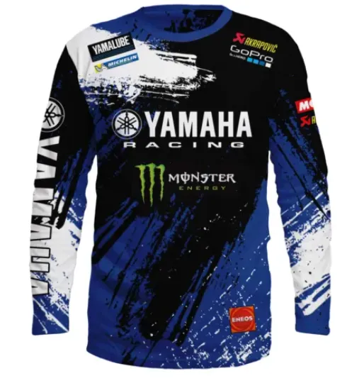 Yamaha Long Sleeve Handmade 3D Print Moto Fan Premium T-Shirt, Unisex Gift