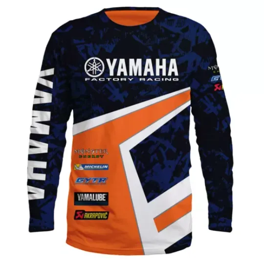 Yamaha Long Sleeve Handmade 3D Print Moto Fan Premium T-Shirt, Unisex Gift