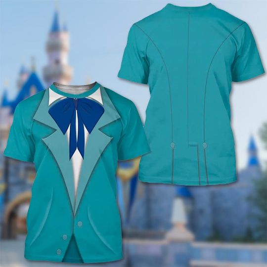 Hitchhiking Ghosts Halloween 3D T-Shirt, Haunted Mansion All Over Print Shirt, Ghost Costume T-Shirt, Horror Movie Cosplay Costume Tee