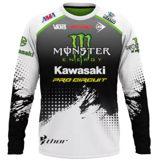 Kawasaki Long Sleeve Handmade 3D Print Moto Fan Premium T-Shirt, Unisex Gift
