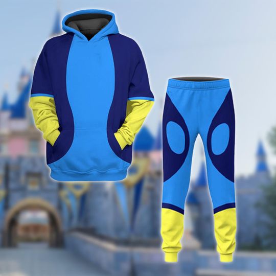 Finding Nemo 3D Cosplay Costume Hoodie Jogger Sets, Dory Clothing Hoodie Sweatpants Set, Dory Finding Nemo 3D T-S