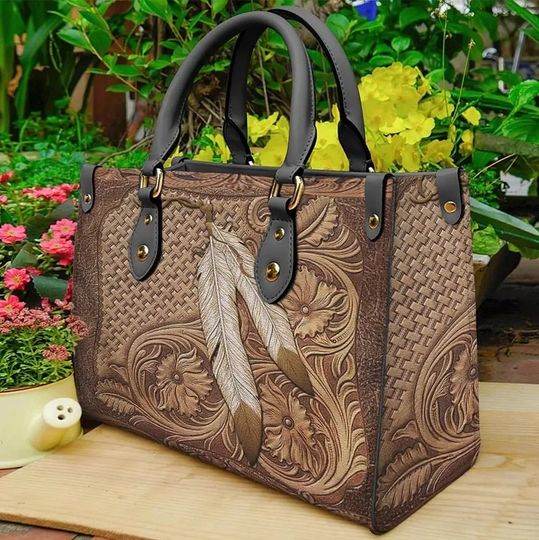 Native American Leather Bag hand bag,Native American Woman Purses,Native American Lover's Handbag