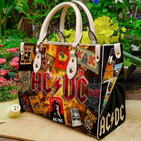 Retro Rock Band Leather Bags, Rock Band Lover's Handbag, Rock Band Women Bag And Purses, Women Handbag, Shopping Bag