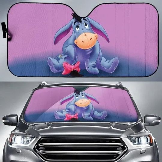 Eeyore Winnie The Pooh Auto Sun Shades,Car Accessories,Car Windshield Sunshade,Auto Decoration,Car Foldable Accessories for Sun Protection