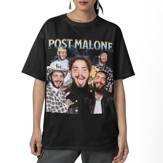 Post Malone Tshirt, Rap Music Merch Shirt, Austin Album Rap 90s Tee, Post Malone Rapper, Posty Tour Rapper Gift Bootleg For Fans Men Women