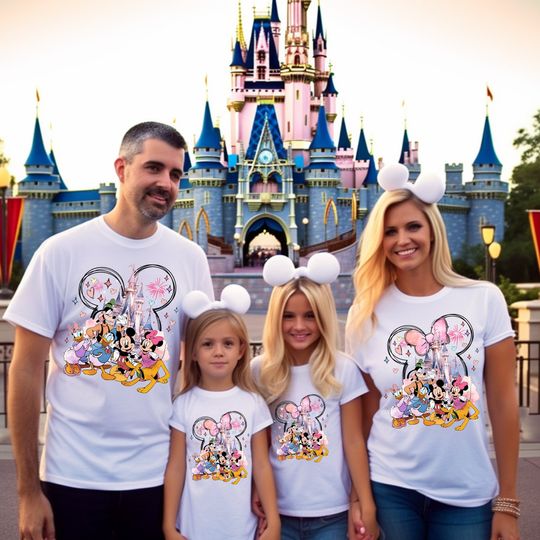 Mickey And Friends Shirt, Disney Family Matching Shirts,  Mickey Mouse T Shirts, Disneyworld Shirt, Disney Trip Tee, Disney Vacation T-shirt