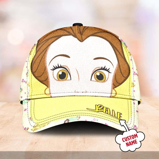 Beauty And The Beast Classic Cap, Belle Princess Baseball Cap, Princess Belle Character Hat, Cartoon Movie Classic Hat, Gift For Kid Adult