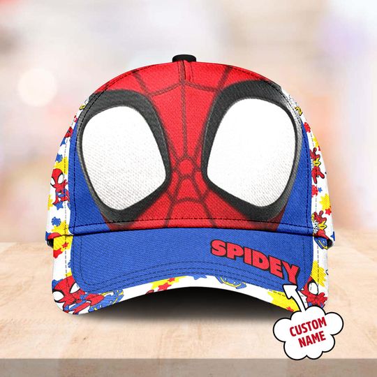 Spider Man Superhero Character Classic Cap, Spidey Peter Parker Summer Vacation Baseball Cap, Spidey Summer Trip Hat, Gift For Kid Adult