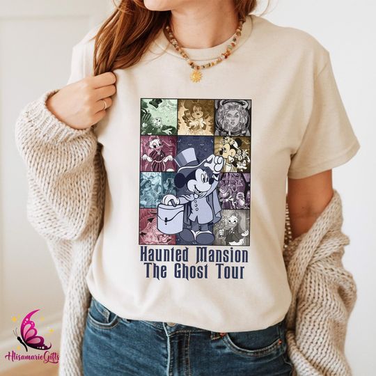 Haunted Mansion The Ghost Tour Shirt, Disneyland Halloween Shirt, Mickey and Friends Shirt