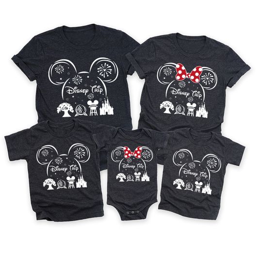 Custom Name Disneyworld Shirts, Disney Matching Family Shirts, Personalized Disney Group Shirts, Disney Trip Shirts, Disneyland Squad Shirts