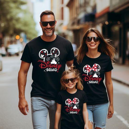 Custom Disney Squad Shirt, Disney Family Shirt, Disney Vacation Shirt, Disneyland Shirt, Matching Disney Shirts, Disneyworld Shirts