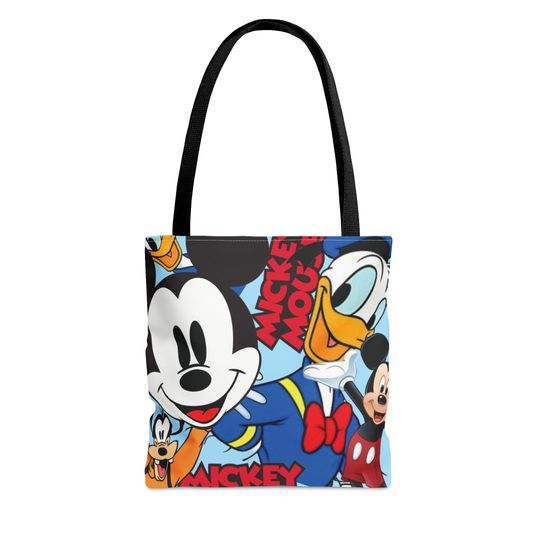 Mickey Mouse colorful Tote Bag, Disney Family Tote Bag, Disneyworld Tote Bag, Disneyland Tote Bag, Disney Vacation Tote Bag