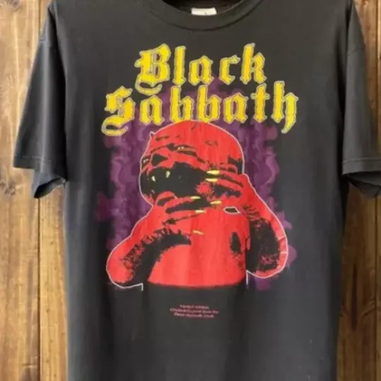 Vintage 90s Black Sabbath Born Again Unisex T-Shirt For Men Women