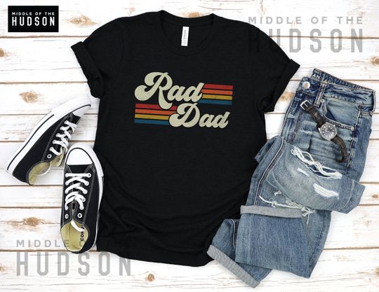 Rad Dad, funny fathers day shirt, dad shirt, husband gift, dad jokes, dad gift, grandpa gift, dads birthday, dad to be, mens, adult