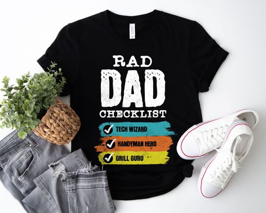 Rad Dad BlueyDad tshirt, Cool dad club tshirt, funny fathers day gift