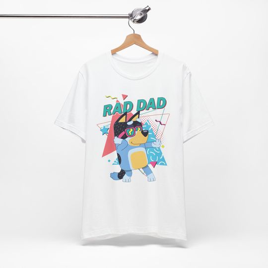 BlueyDad Rad Dad Bella Canvas Short Sleeve Tee
