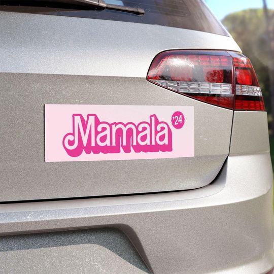 Mamala - Car Bumper Magnets - Barbie x Kamala Harris 2024 (light pink)