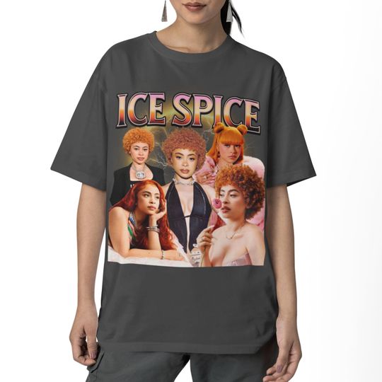 Ice Spice Shirt, Vintage Rap Tee Ice Spice, Hip Hop Graphic Print T-Shirt, Merch T Shirt Ice Spice Munch