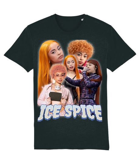 Ice Spice Shirt, Vintage Rap Tee Ice Spice, Hip Hop Graphic Print T-Shirt, Merch T Shirt Ice Spice Munch