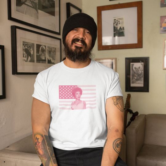 Pink Ice Spice American Flag T-Shirt - Men & Women, Funny Ice Spice Shirt TikTok