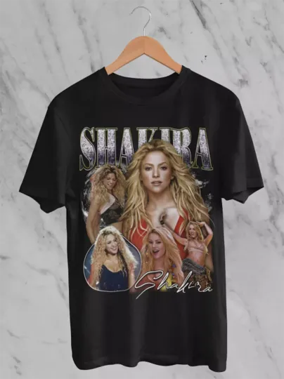 ShakiraIce Shirt, Vintage Cotton Short Sleeve Shirt, Music Graphic Print T-Shirt, Merch T Shirt Ice Spice Munch