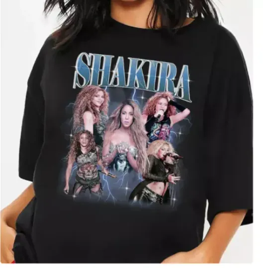 ShakiraIce Shirt, Vintage Cotton Short Sleeve Shirt, Music Graphic Print T-Shirt, Merch T Shirt Ice Spice Munch