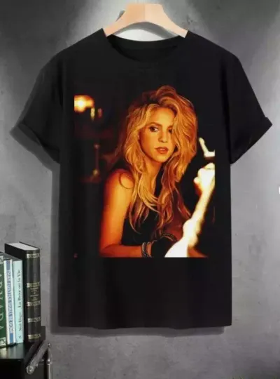 ShakiraIce Shirt, Vintage Cotton Short Sleeve Shirt, Music Graphic Print T-Shirt, Merch T Shirt Ice Spice Munch