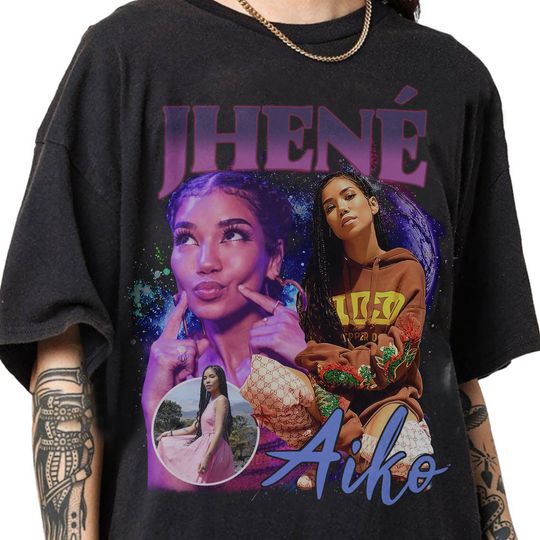 Limited Jhen Aiko Vintage T-Shirt , Retro Music Jhene Aiko Rap Hip Hop Shirt, Unisex T-Shirt, Gift for Fan, Gift for Women and Men