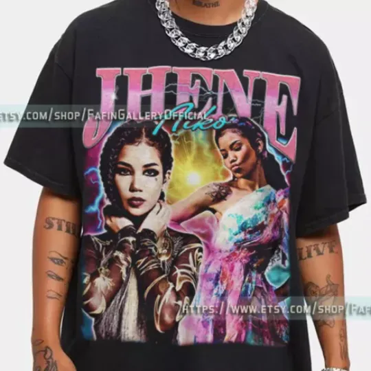 Jhene Aiko Efuru Chilombo Tees, Vintage Tee Aiko Vintage 90s Unisex T-Shirt