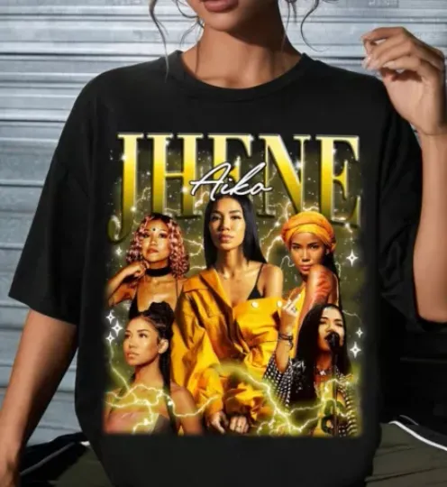 Jhene Aiko T-Shirt, 2024 Hot Tour Shirt, Comfortable Cotton Short Sleeve