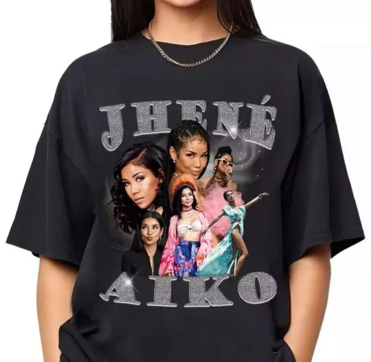 Jhene Aiko T-Shirt, 2024 Hot Tour Shirt, Comfortable Cotton Short Sleeve