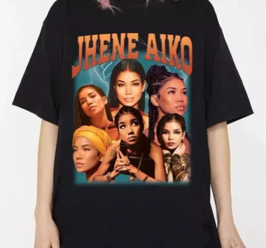 Jhene Aiko T-Shirt, 2024 Hot Tour Shirt, Comfortable Cotton Short Sleeve