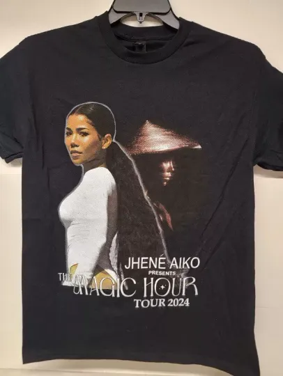 Jhene Aiko T-Shirt, 2024 Hot Tour Shirt, Comfortable Cotton Short Sleeve