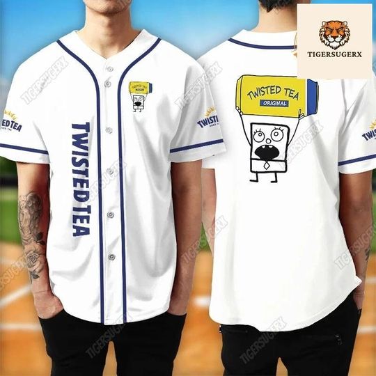 Twisted Tea Jersey, Shirt For Men, Twisted Tea Baseball Shirt, Twisted Tea Baseball Jersey, Gift For Husband, Birthday Gift, Jersey Men