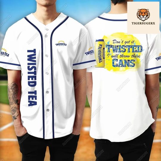 Twisted Tea Baseball Shirt, Twisted Tea Lover Shirt, Twisted Tea Baseball Jersey, Twisted Tea Jersey, Shirt For Men, Gift For Husband