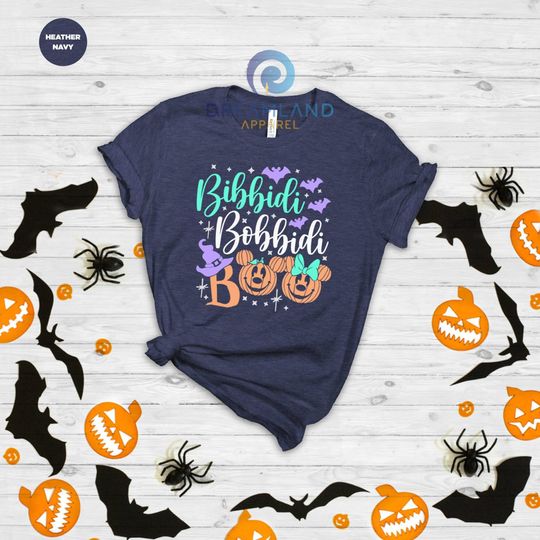 Bibbidi Bobbidi Boo T-shirt, Disney Halloween Sweatshirt, Boo Shirt