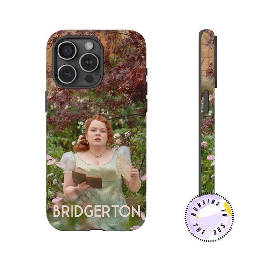 Bridgerton Extra Though Black Phone Case Penelope Featherington Nicola Coughlan