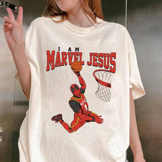 Ryan Reynolds Deadpool Shirt | Vintage Deadpool Shirt | Deadpool I Am Marvel Jesus Shirt | Deadpool Xmen Superhero Shirt