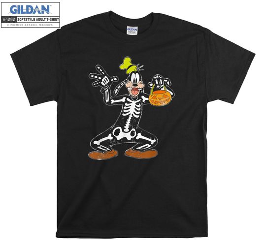 Goofy Skeleton Funny Halloween T-shirt Hoody Kids Child Tote Bag Tshirt