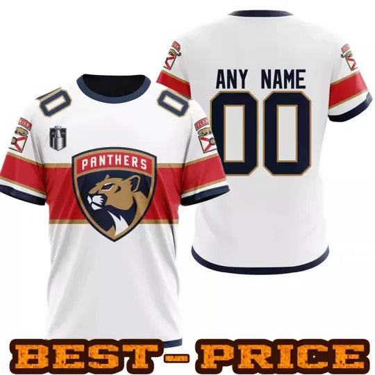 NHL Florida Panthers Stanley Cup Champions 2024 3D T-Shirt