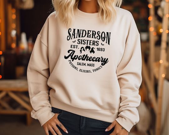 Sanderson Sisters Apothecary Sweatshirt, Sanderson Sisters Shirt, Hocus Pocus Shirt