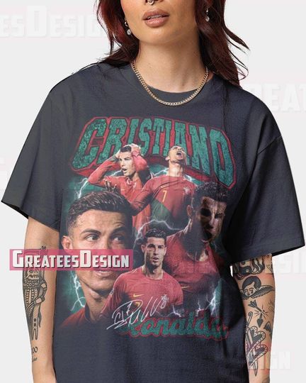 Limited C Ronaldo T-shirt, Vintage Shirt, Oversize Shirt