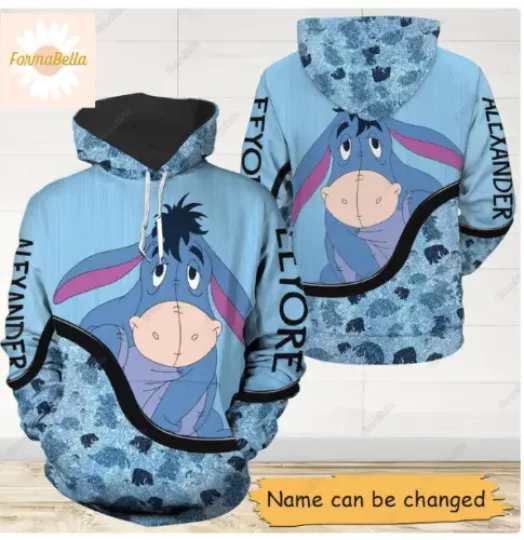 Disney Donkey 3D HOODIE HALLOWEEN GIFT CHRISTMAS GIFT