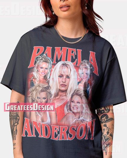 Limited Pamela Anderson T-Shirt, Graphic Tee Shirt, Unisex Shirt