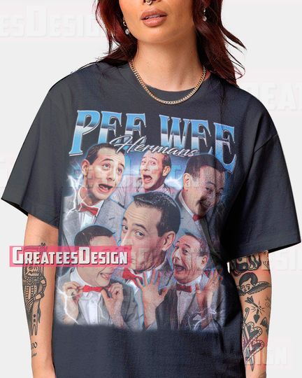 Limited Pee-wee Herman T-Shirt, Paul Reubens Oversize Shirt, Unisex Shirt, Graphic Tee